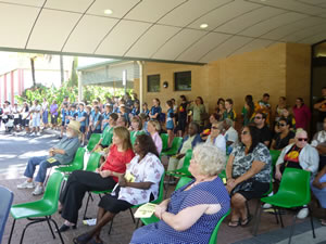 A large crowd gathered for the opening of NAIDOC week in Mossman