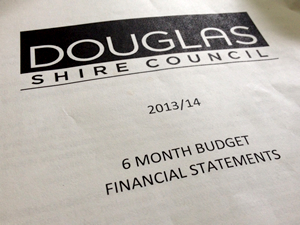 The Douglas Shire Council adopted its first budget on January 24, 2014.