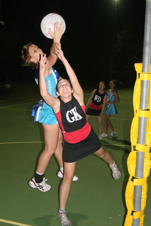 Port Douglas netball with young guns and blood orange