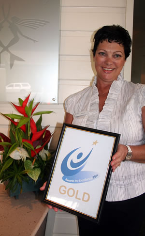 Peninsula Boutique Hotel's Sheryn Blundstone.