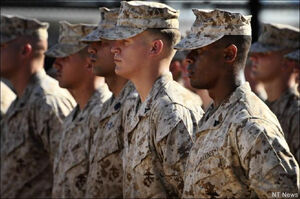 US Marines stationed in Darwin.