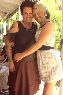 Cindy and Kristie (sans husbands!), who appeared on the 2011 season of Wife Swap Australia.