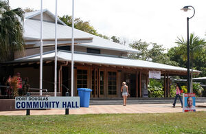The Port Douglas Community Hall, where a number of invalid Senate votes were cast during last year's Federal election. (Pic: Emma Groves)