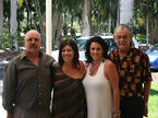 Crocs founder Andy Smith with Louise, Corrine and Keith at the Breakfast on Saturday morning