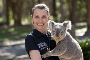 Elisa Detrez, Queensland's 'Best Job In The World'  Park Ranger. (Pic: TEQ / Queensland Blog)
