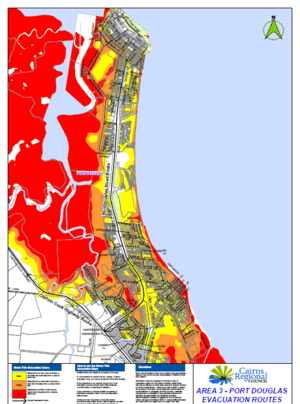 Port Douglas evac map