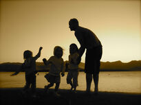 3rd place - Mathew Dew -  Sunset with the kids