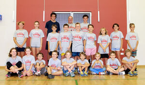 Glenn Bines and sons, Jack and Patrick from the Melbourne Tigers junior division, visited Douglas Heat Basketball Club this week for a school holiday coaching clinic.