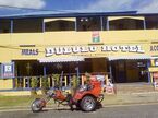 This is funny place for Grub to stop, Dululu Hotel!
