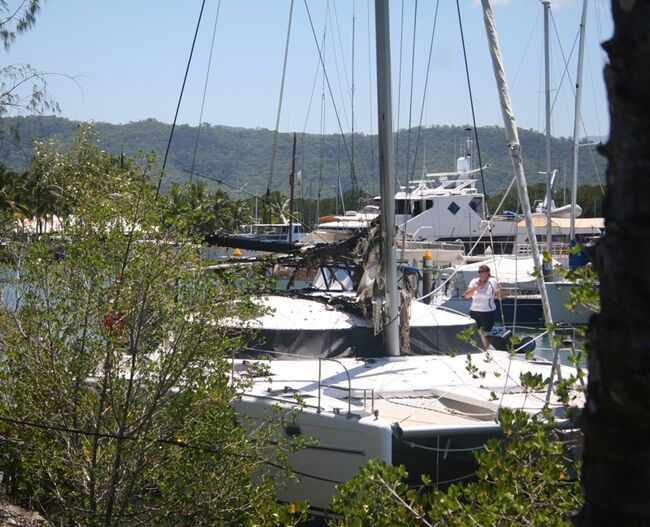 Fire damage on board Silver Lining II