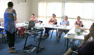 Attendees at FTNC's inaugural Carers and Bubs First Aid course. (Pic: Rosie Wang)