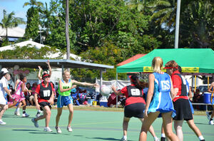 The Douglas Netball Association teams compete at the Fowler’s Group Regional Club Carnival.