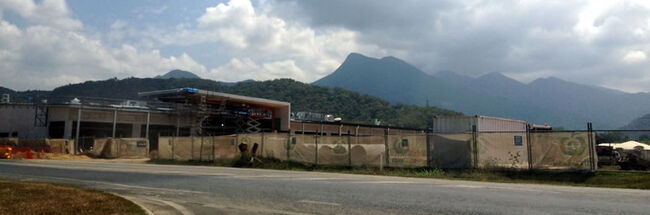 Construction is progressing on the new Mossman Woolworths. PIC Emma Groves