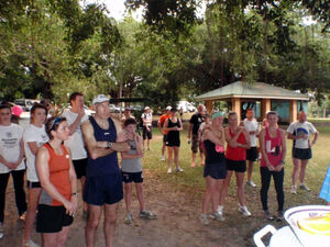 Group shot of the Port Douglas Fun Run runner's