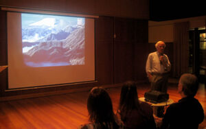 Guests enjoyed two DVD presentations from Mr Tompkins.