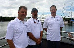 (L-R) Tony Fyfe, Russell Player, and Craig Parsell. PIC EMMA GROVES