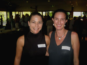Melissa Blades & Tara Bennett at the last Port Fusion Networking Event