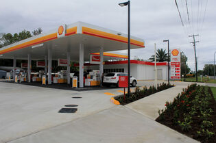 The exterior of the upgraded service station. PIC ROSIE WANG