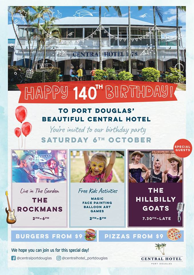 Central Hotel 140th Birthday Party